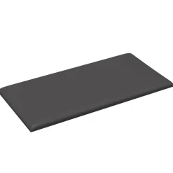 vidaXL Væghovedgærde 12 pcs Grå 30 x 15 cm Stof
