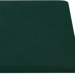 vidaXL Væghovedgærde 12 pcs Mørkegrøn 30 x 30 cm Fløjl