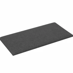vidaXL Væghovedgærde 12 pcs Mørkegrå 30 x 15 cm Stof