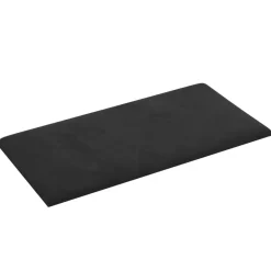 vidaXL Væghovedgærde 12 pcs Sort 30 x 15 cm Fløjl