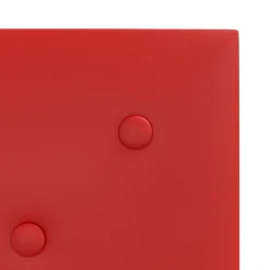 vidaXL Væghovedgærde 12 pcs Vinrød 30 x 30 cm Faux læder