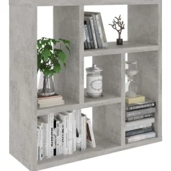 vidaXL væghylde 45,1x16x45,1 cm konstrueret træ betongrå