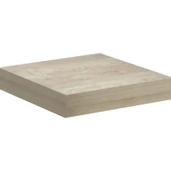 vidaXL væghylde 23x23,5x3,8 cm MDF egetræsfarve