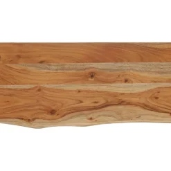 vidaXL væghylde 40x20x2,5 cm rektangulær massivt akacietræ