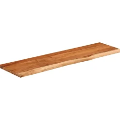 vidaXL væghylde 40x20x2,5 cm rektangulær massivt akacietræ