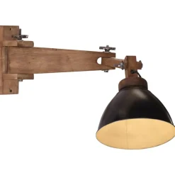 vidaXL væglamper 150 cm 25 W E27 sort