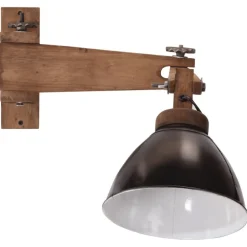 vidaXL væglamper 150 cm 25 W E27 sort