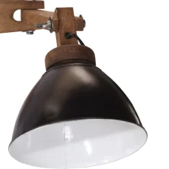 vidaXL væglamper 150 cm 25 W E27 sort