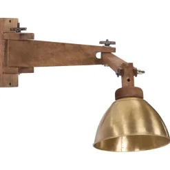 vidaXL væglamper 150 cm 25 W E27 antik messingfarve