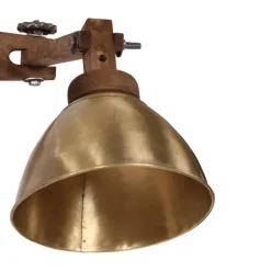 vidaXL væglamper 150 cm 25 W E27 antik messingfarve