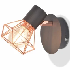 vidaXL væglamper 2 stk. med 2 LED-pærer 8 W