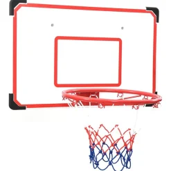 vidaXL vægmonteret basketballkurv med plade 5 dele