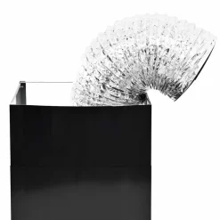 vidaXL vægmonteret emhætte rustfrit stål 756 m³/t. 60 cm sort