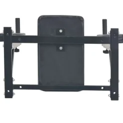 vidaXL vægmonteret fitness-dipstation sort