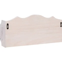 vidaXL vægmonteret knagerække 50 x 10 x 23 cm træ hvid