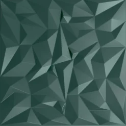 vidaXL Vægpaneler 24 pcs Amethyst Grøn 50 x 50 cm XPS Skum