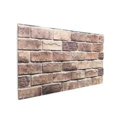 vidaXL Vægpaneler 10 pcs Brun og grå 100 x 50 cm EPS Skum