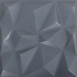 vidaXL Vægpaneler 24 pcs Diamond Grå 50 x 50 cm XPS Skum