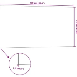 vidaXL Vægpaneler 10 pcs Lys Brun 100 x 50 cm EPS Skum