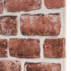 vidaXL Vægpaneler 10 pcs Mørkebrun og Hvid 100 x 50 cm EPS Skum