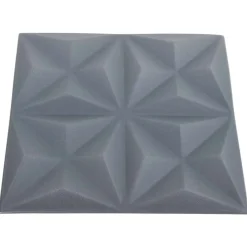 vidaXL Vægpaneler 24 pcs Origami Grå 50 x 50 cm XPS Skum