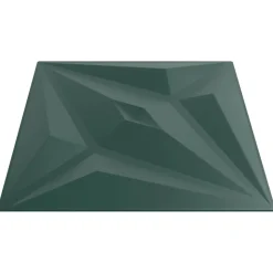 vidaXL Vægpaneler Stjerne 12 pcs Star Grøn 50 x 50 cm XPS Skum