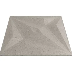 vidaXL Vægpaneler Stjerne 24 pcs Star Beton 50 x 50 cm XPS Skum