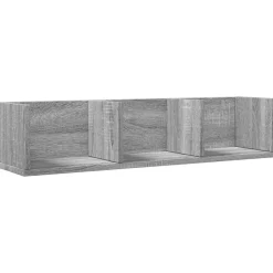 vidaXL vægskab 75x18x16,5 cm konstrueret træ grå sonoma-eg