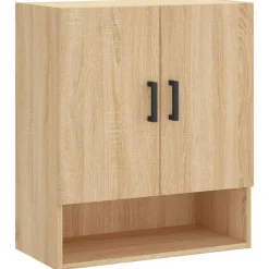 vidaXL vægskab 60x31x70 cm konstrueret træ sonoma-eg