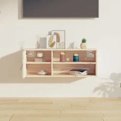 vidaXL vægskab 80x30x30 cm massivt fyrretræ