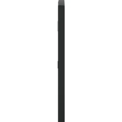 vidaXL vægspejl 60x30 cm buet jern sort