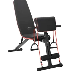 vidaXL Vægtbænk Sort 131 x 41 x 100 cm Pulverlakeret stål