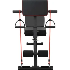 vidaXL Vægtbænk Sort 131 x 41 x 100 cm Pulverlakeret stål