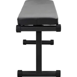 vidaXL Vægtbænk Sort 108 x 27 x 41 cm Pulverlakeret stål