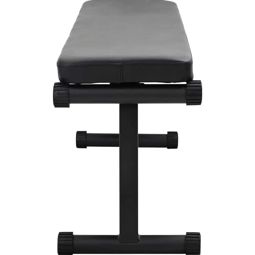 vidaXL Vægtbænk Sort 108 x 27 x 41 cm Pulverlakeret stål