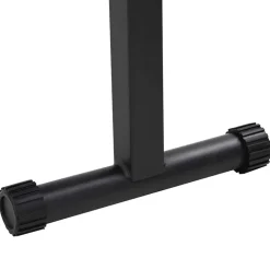 vidaXL Vægtbænk Sort 108 x 27 x 41 cm Pulverlakeret stål