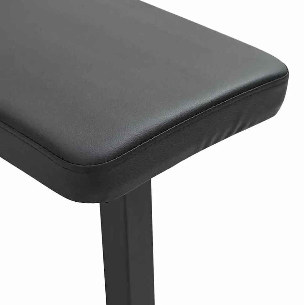 vidaXL Vægtbænk Sort 108 x 27 x 41 cm Pulverlakeret stål