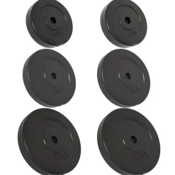 vidaXL vægtskiver 6 stk. 30 kg cement