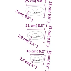 vidaXL vægtskiver 6 stk. 30 kg støbejern