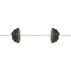vidaXL vægtstang med skiver 60 kg