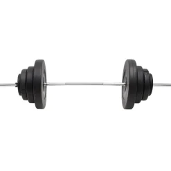 vidaXL vægtstang med skiver 60 kg