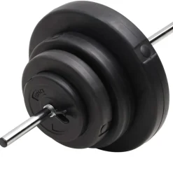vidaXL vægtstang med skiver 60 kg