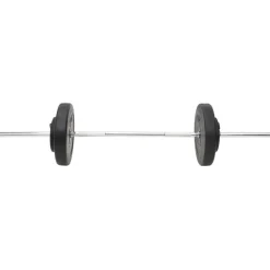 vidaXL vægtstang og håndvægt med skiver 60 kg