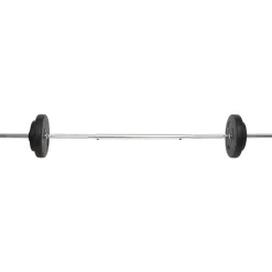 vidaXL vægtstang og håndvægt med skiver 60 kg