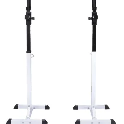 vidaXL vægtstang- og squat-stativ med vægtstang- og håndvægtsæt 30,5kg