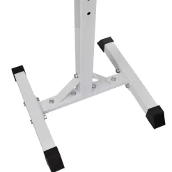 vidaXL vægtstang- og squat-stativ med vægtstang- og håndvægtsæt 60,5kg