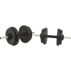 vidaXL vægtstangs- og håndvægtssæt 30 kg