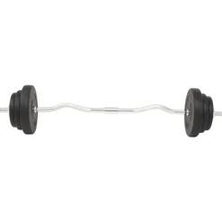 vidaXL vægtstangs- og håndvægtssæt 30 kg