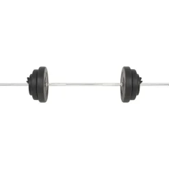 vidaXL vægtstangssæt 30 kg