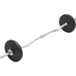 vidaXL vægtstangssæt med håndvægte 30 kg